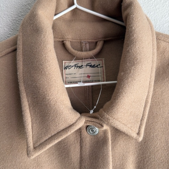 FREE PEOPLE We the Free Lola Shirt Jacket - Camel - Picture 10 of 14